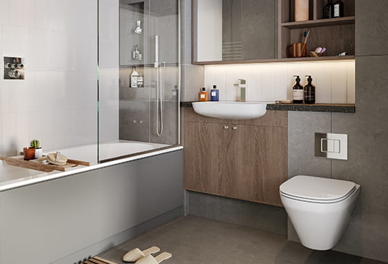 An Interior Bathroom Image