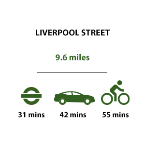 Lombard Square, Travel Timeline, Transport, Liverpool Street