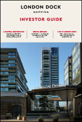 Frontcover brochure thumbnail for the London Dock Investor Guide.