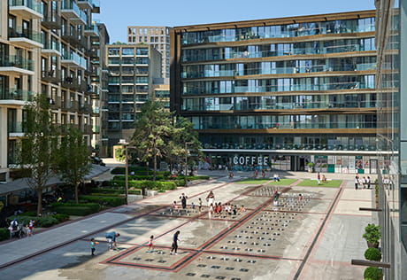 London Dock, apartments exterior view