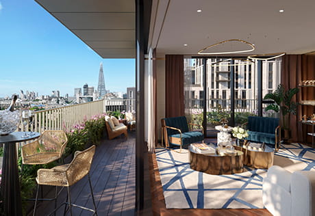 London Dock, Jade Wharf spacious apartment with incredible balcony views