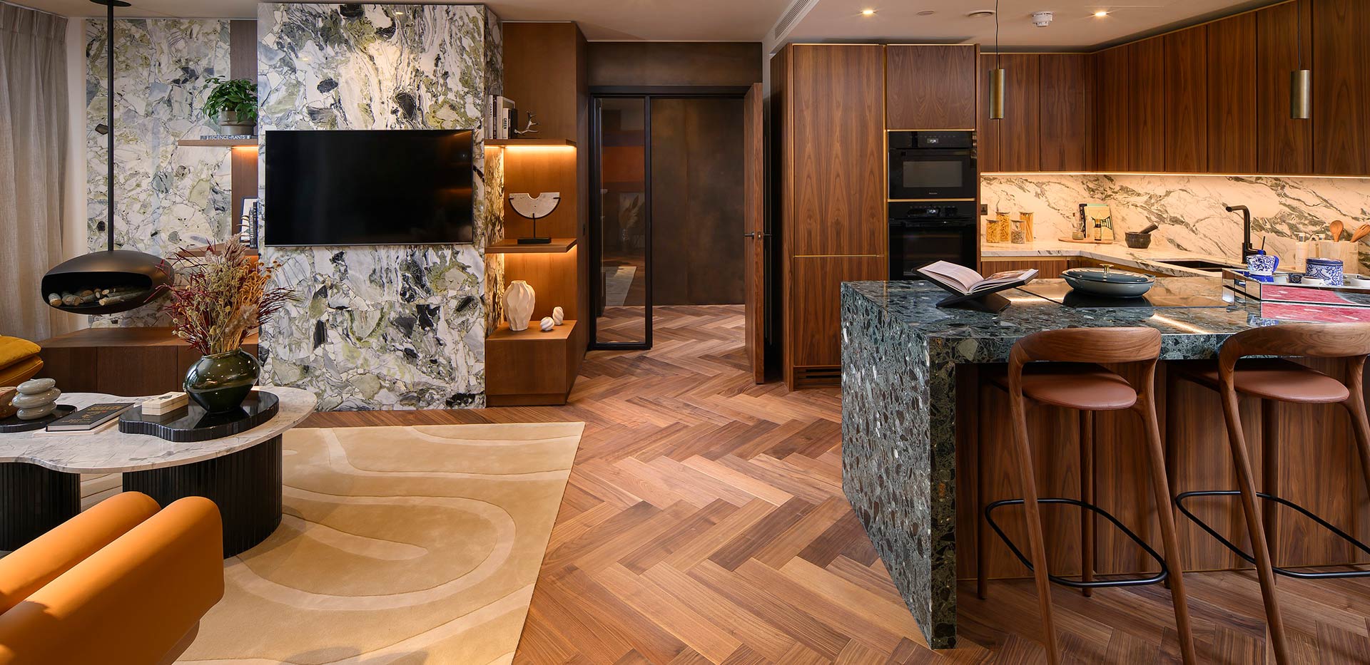 3 bedroom showhome, well decorated living space