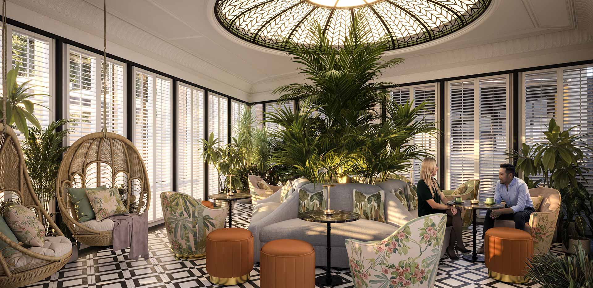 St George, London Dock, Facilities, Lobby