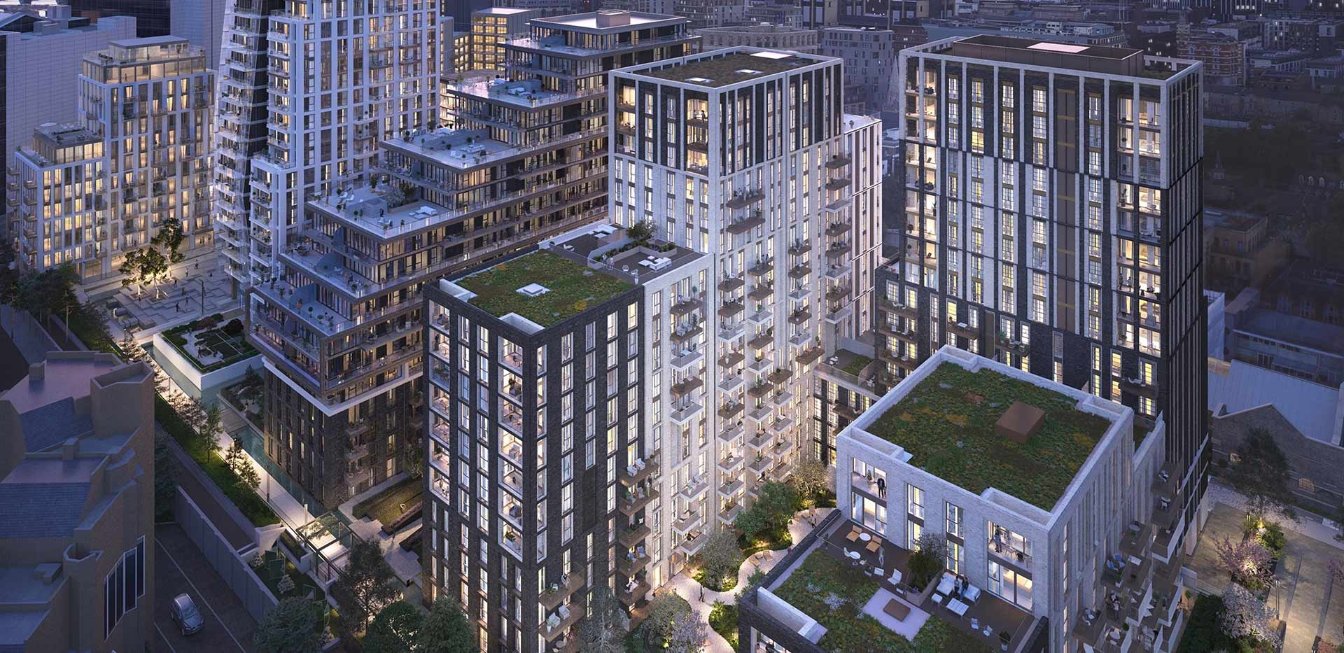 London Dock development exterior