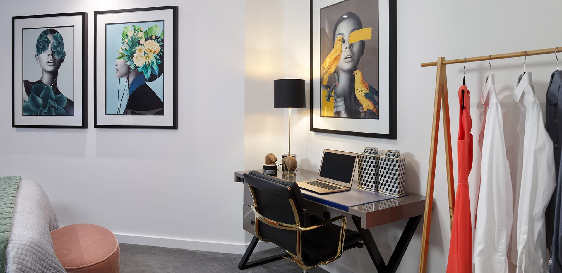 London Dock apartment, office space