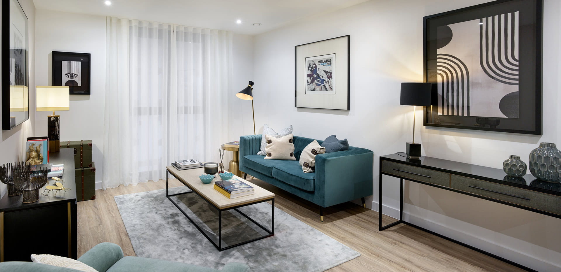 Interior living room image from a Saffron Wharf First Time Buyer showhome