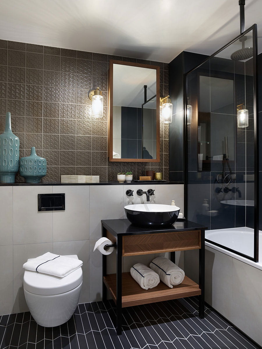 Interior bathroom image from a Saffron Wharf First Time Buyer showhome