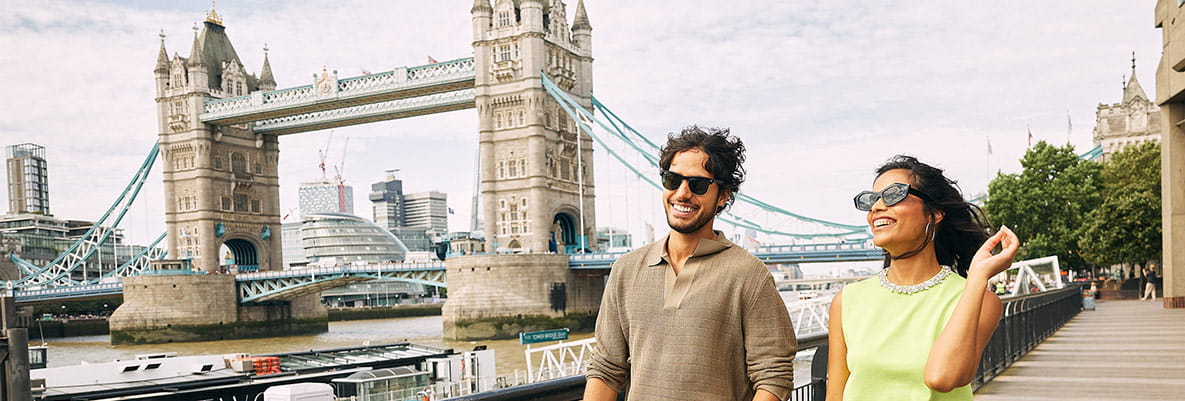 An image of people walking in London