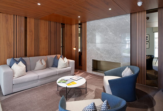 London Dock Resident Facilities - Seating Area