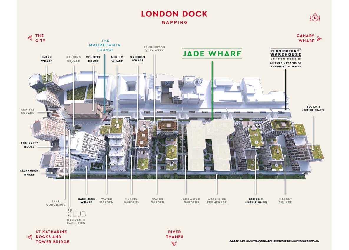London Dock Site Plan