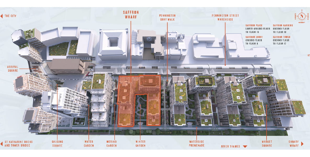 An Image of The London Dock Site