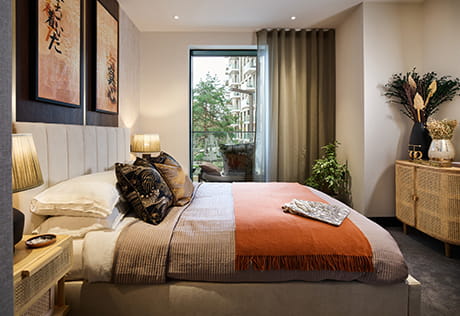An image of a Bedroom interior at London Dock