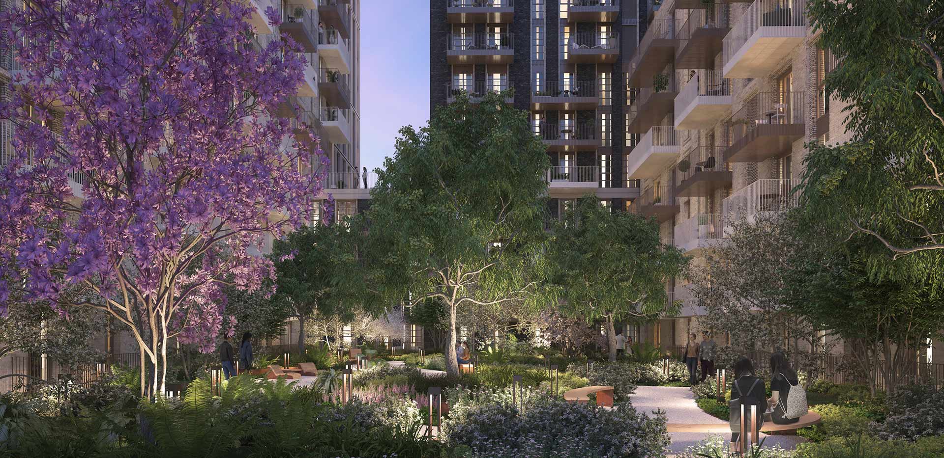 An exterior image of Saffron Wharf at London Dock