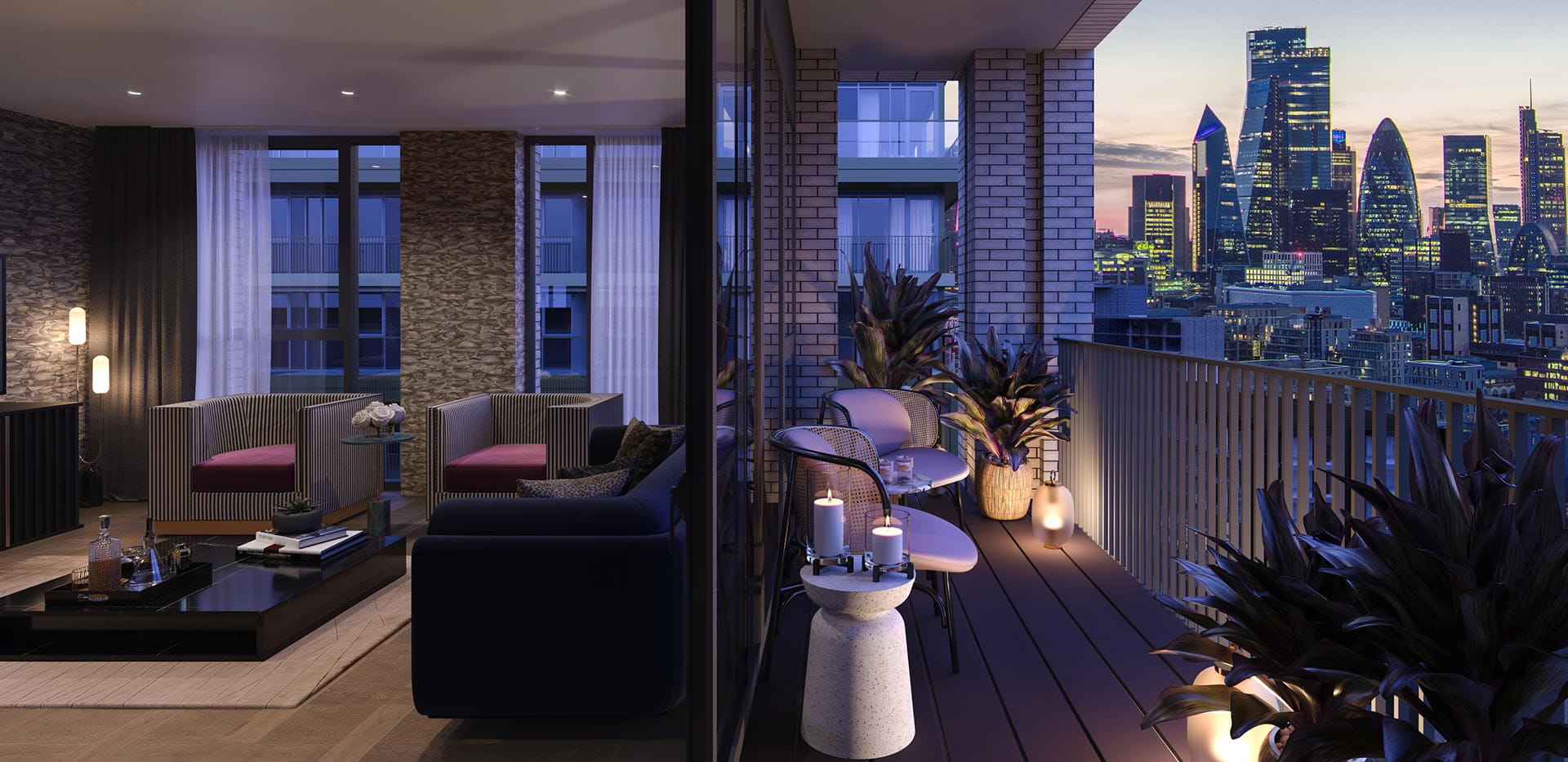 An exterior image of Saffron Wharf at London Dock