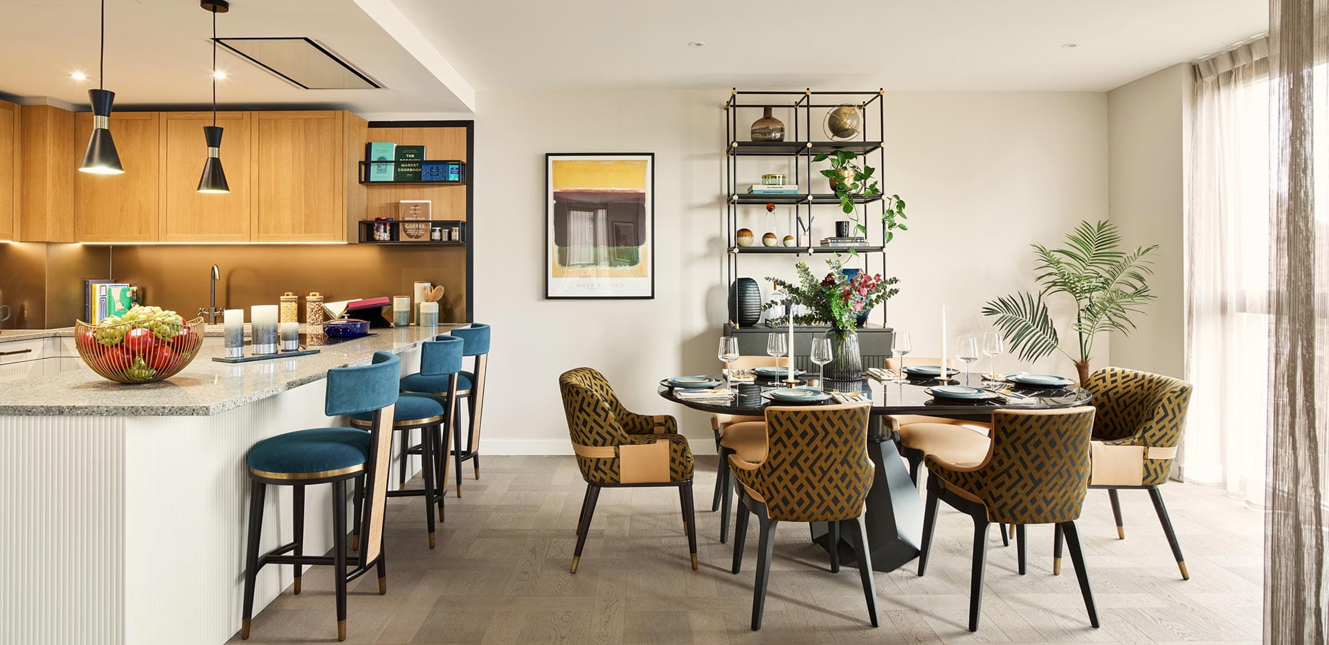 An interior Dining / Kitchen image at Saffron Wharf