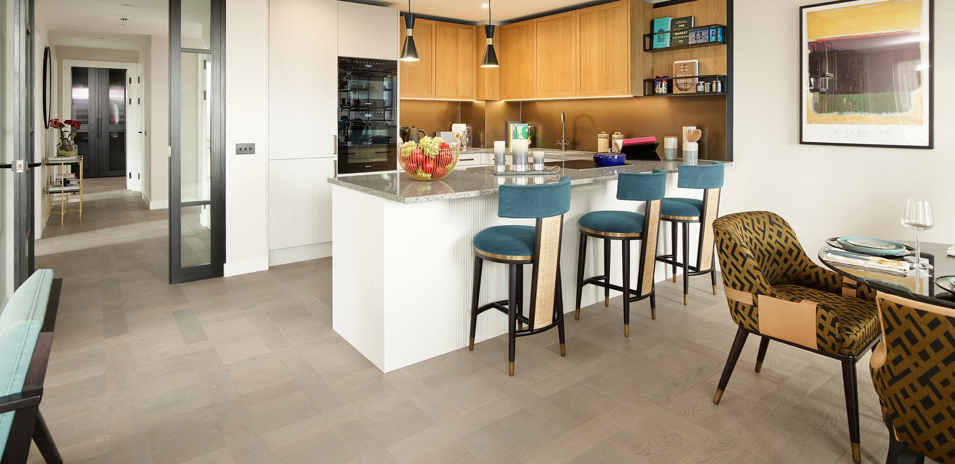 An interior Dining / Kitchen image at Saffron Wharf