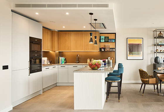 An interior Kitchen / Dining image at Saffron Wharf
