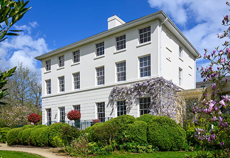 An exterior image of Oakhill House at Oakhill