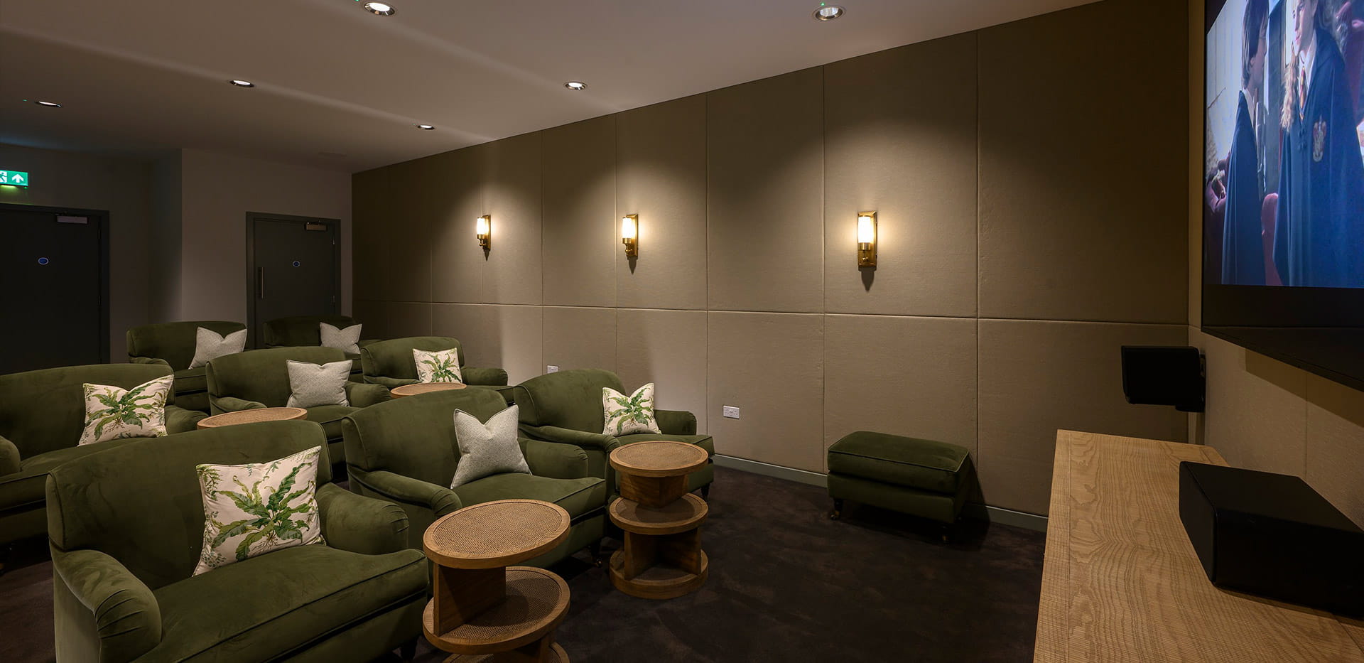 An image of the residents cinema