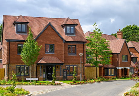 An exterior photograph of the Showhome for sale at Oakhill