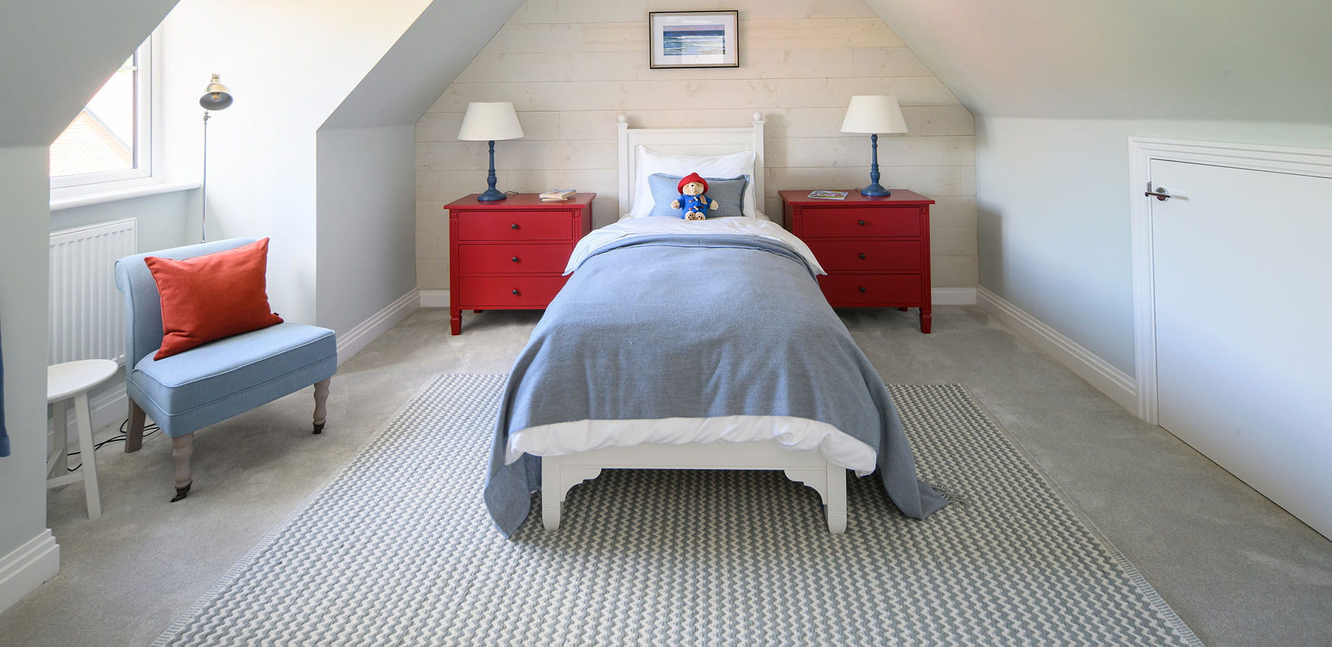 An interior image of the Bedroom at Oakhill Copse, Oakhill