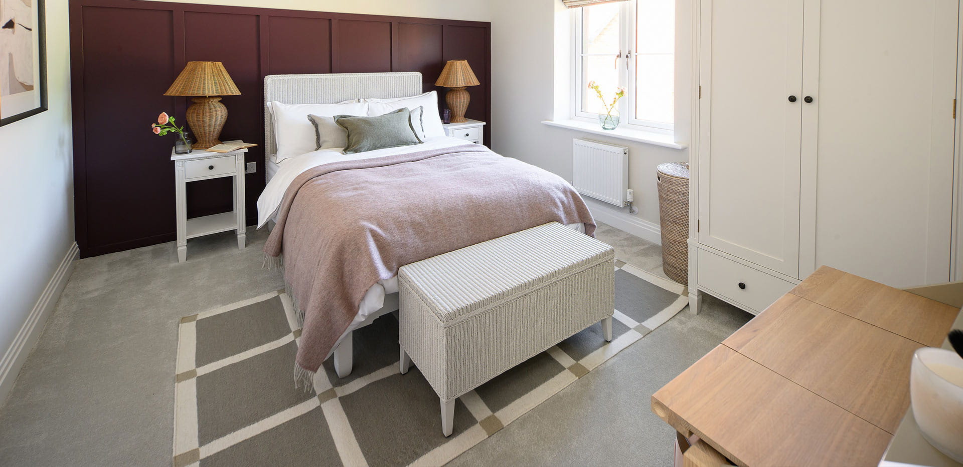 An interior image of the Bedroom at Oakhill Copse, Oakhill