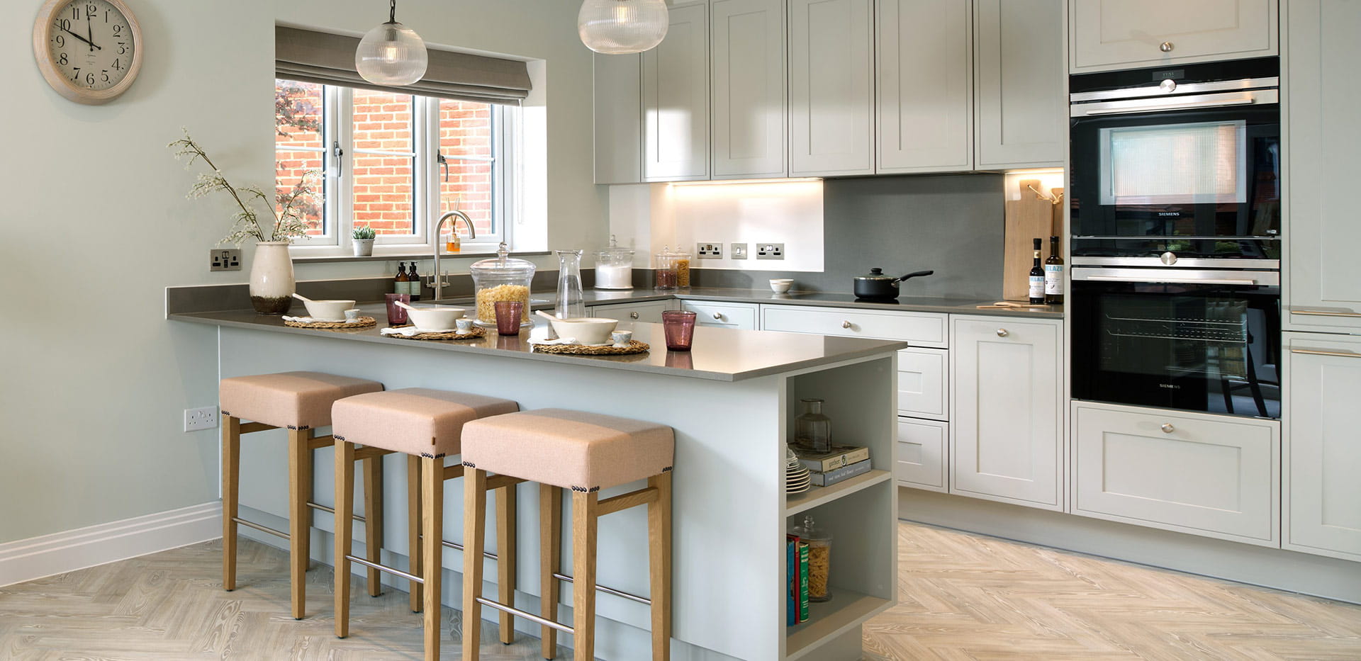 An image of the Kitchen area at Oakhill Copse
