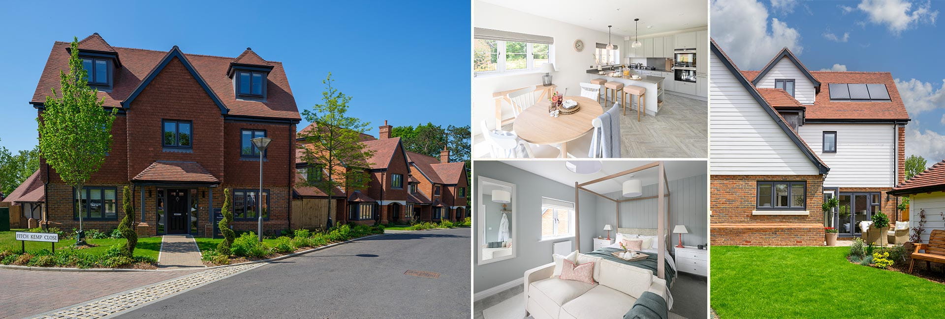 A montage of photographs from the final remaining home