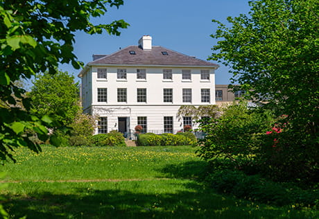 An exterior photograph of Oakhill House at Oakhill
