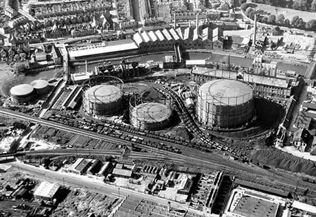 Historic aerial image of Bath