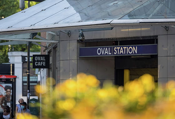 Image of Oval Train Station