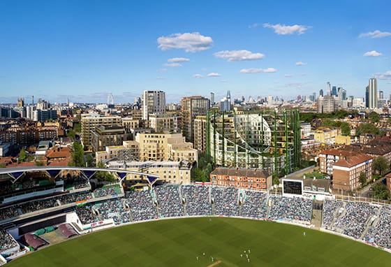 Image of the Kia Oval Cricket Ground