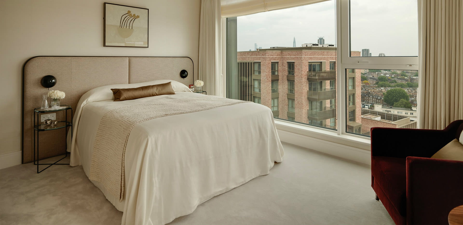 An interior Bedroom at Oval Village