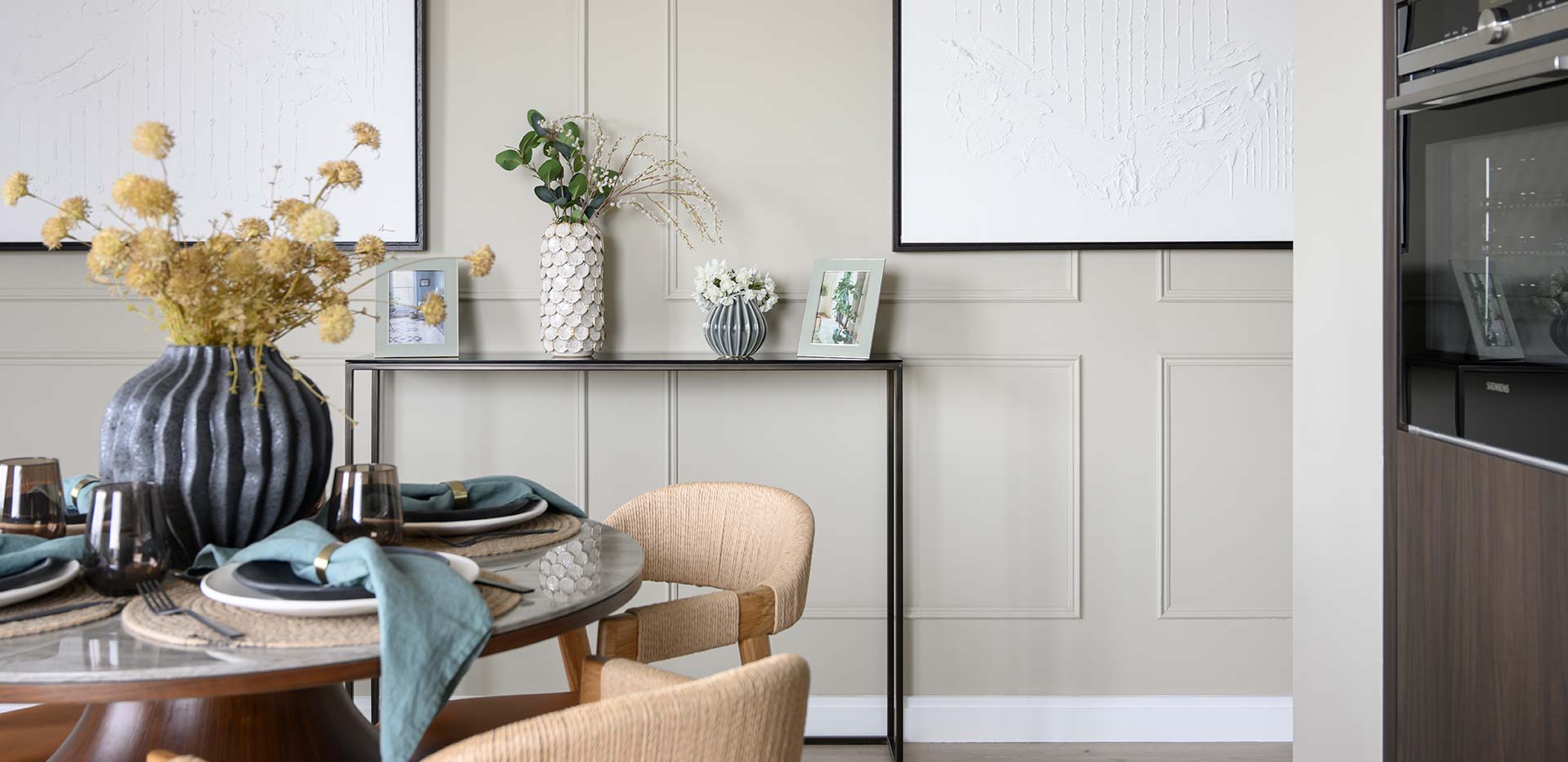 Oval Village, Show Apartment, Dining Interior