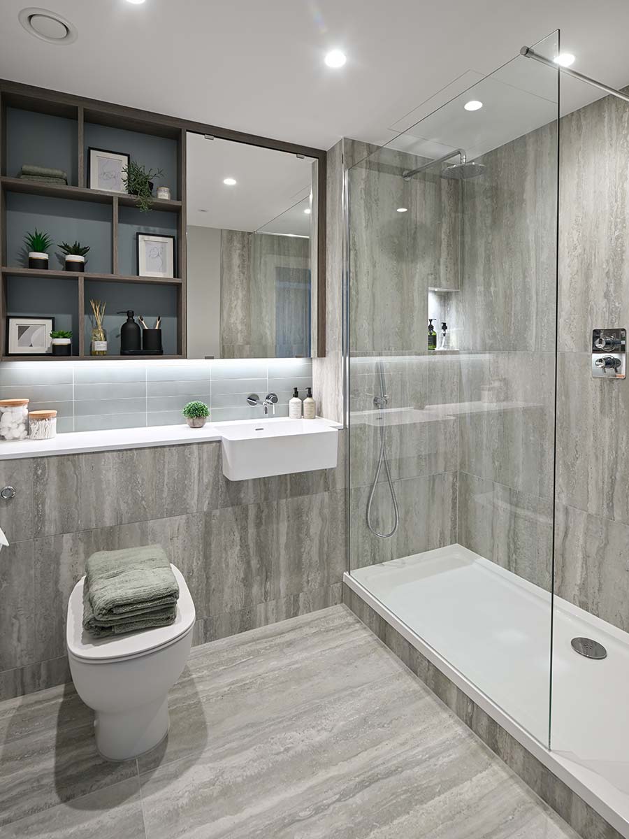 Oval Village, Show Apartment, Shower Room