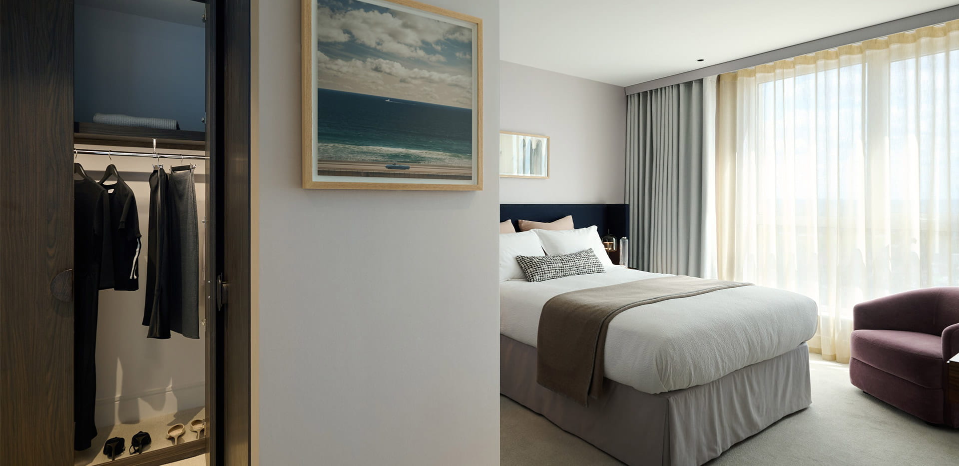 An interior Bedroom image at The Halo at Oval Village