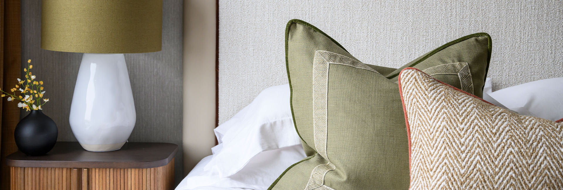 An interior bedroom image at Oval Village