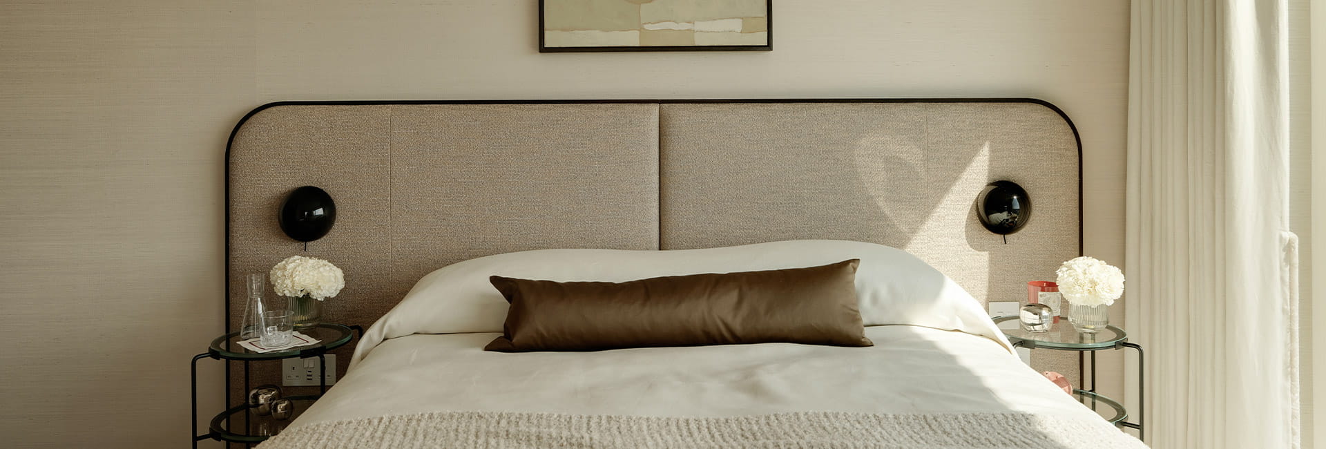 An interior bedroom image at Oval Village