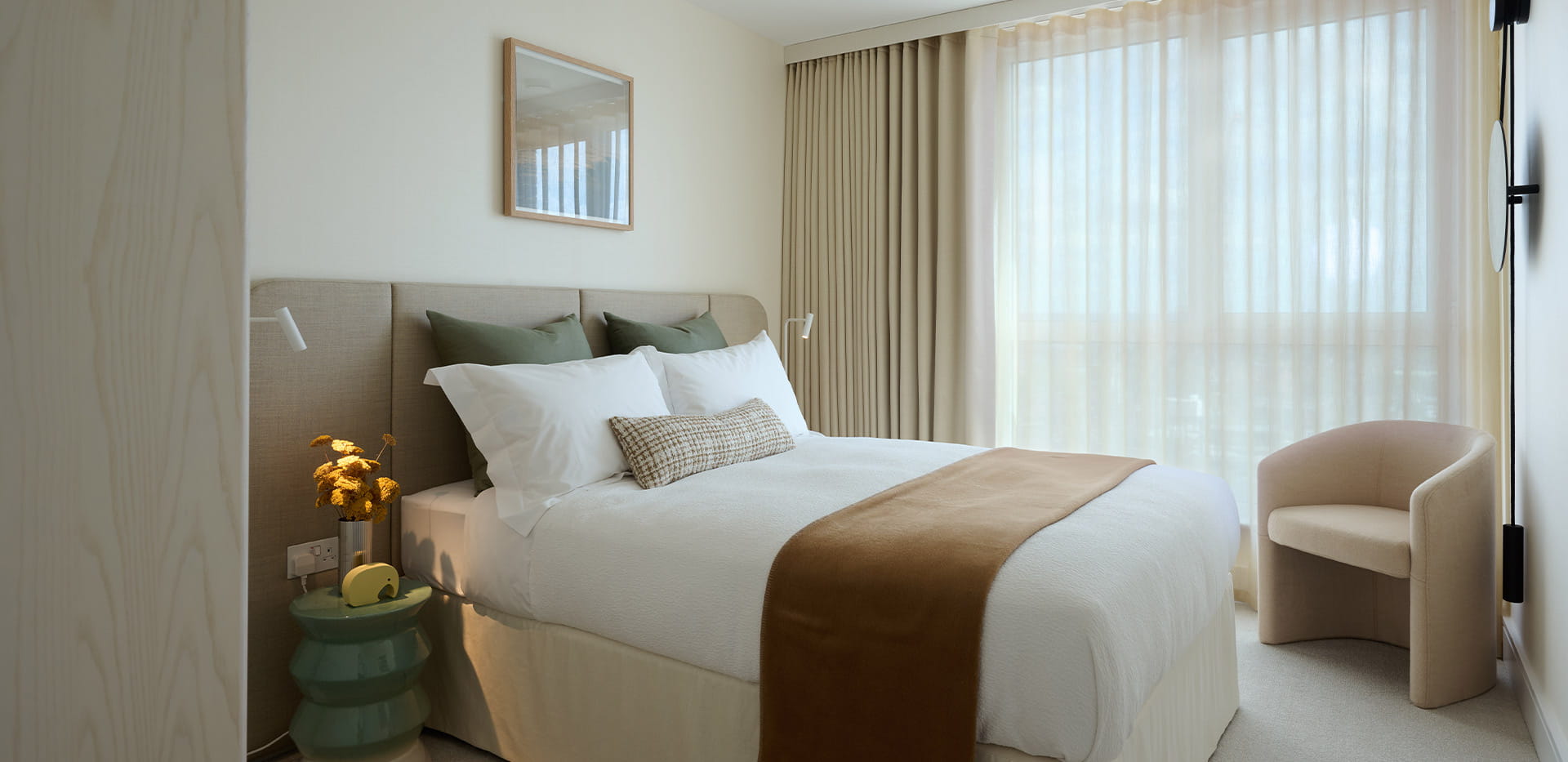 Oval Village, The Halo Interior, Bedroom