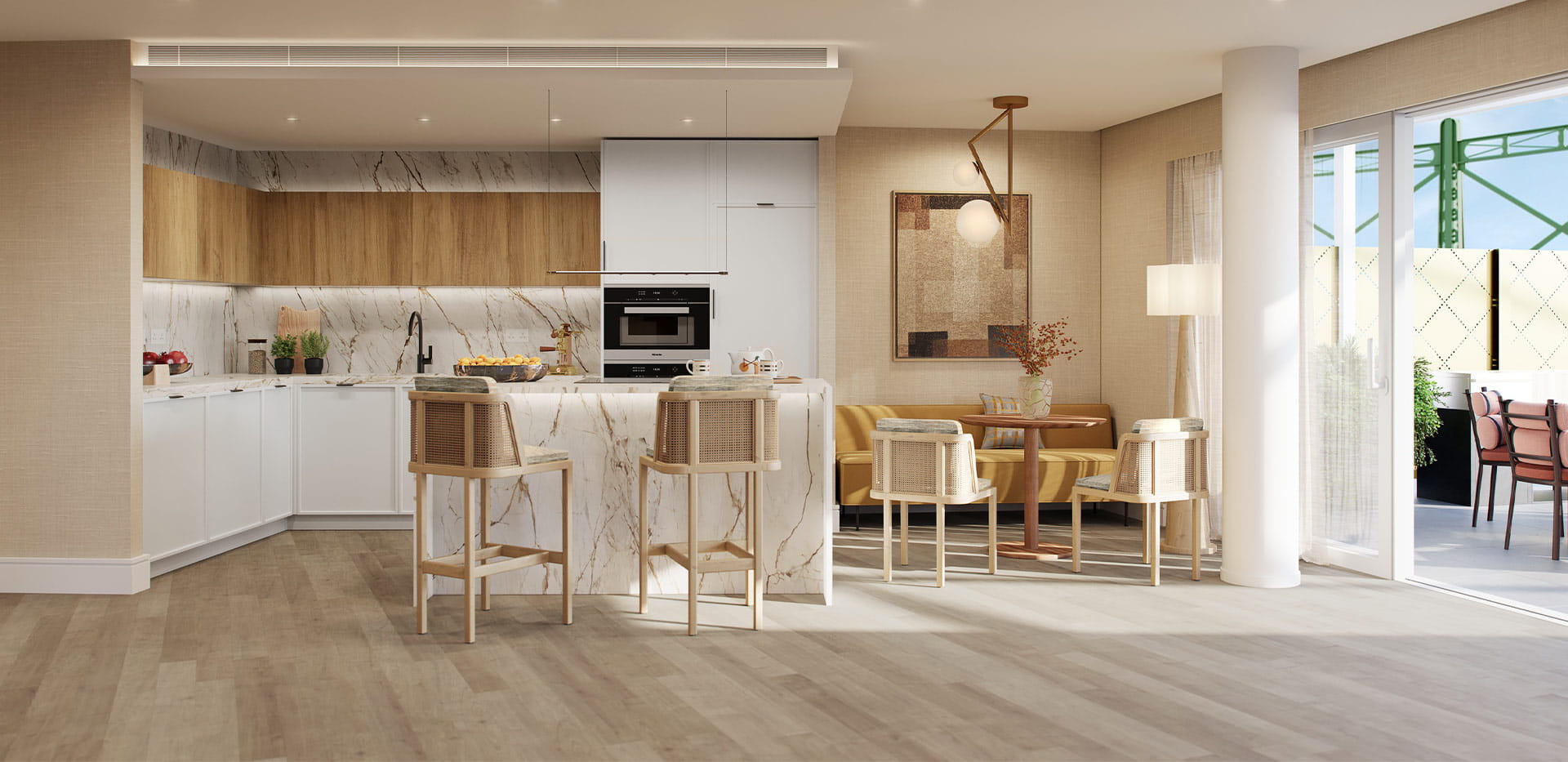 Oval Village, The Halo Penthouses, Kitchen/Dining