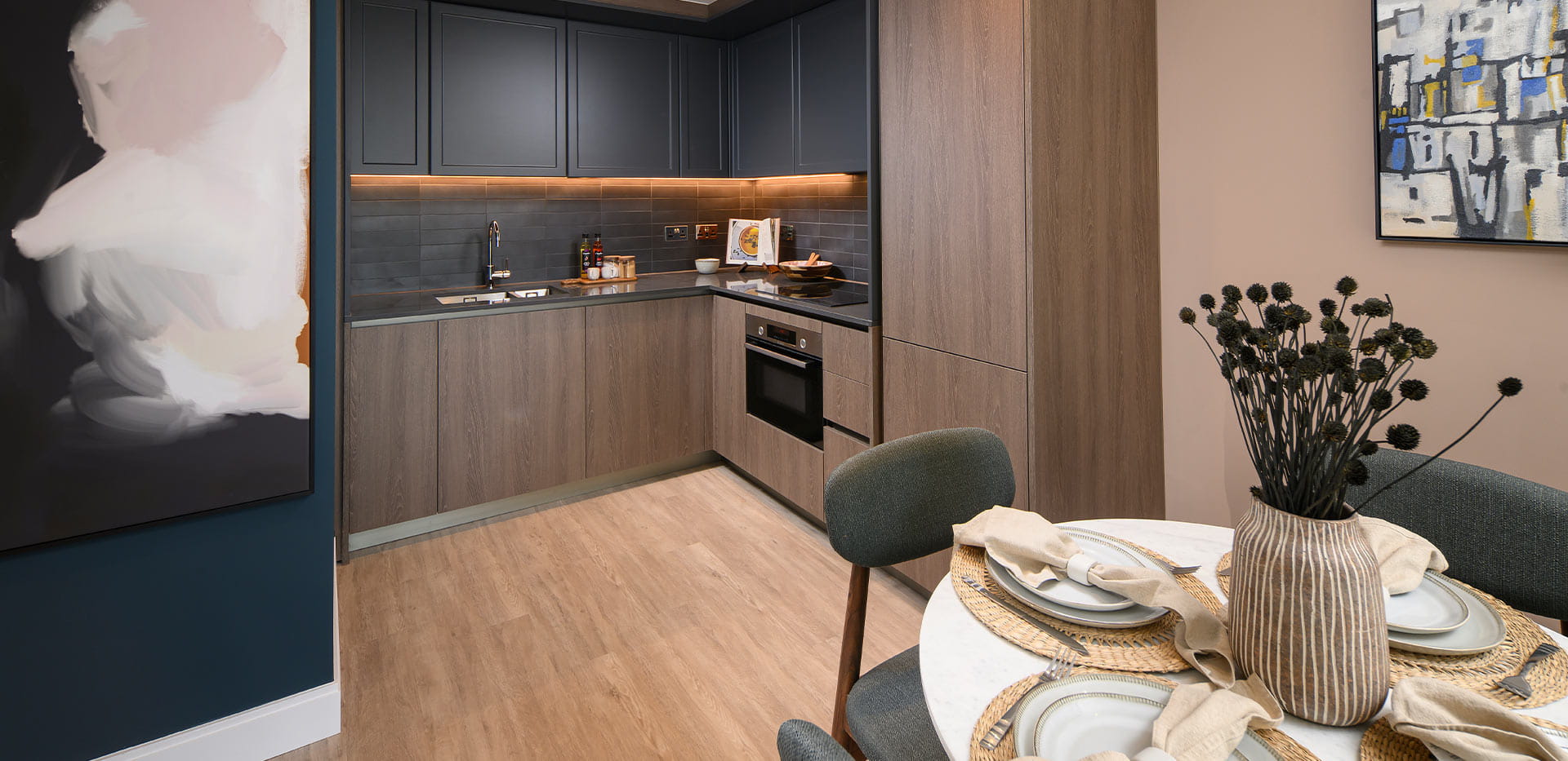 Oval Village, Interior, Kitchen/ Dining Room