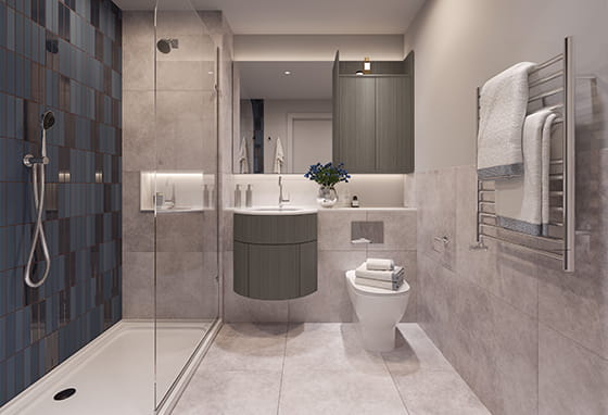 An interior Bathroom image at The Halo