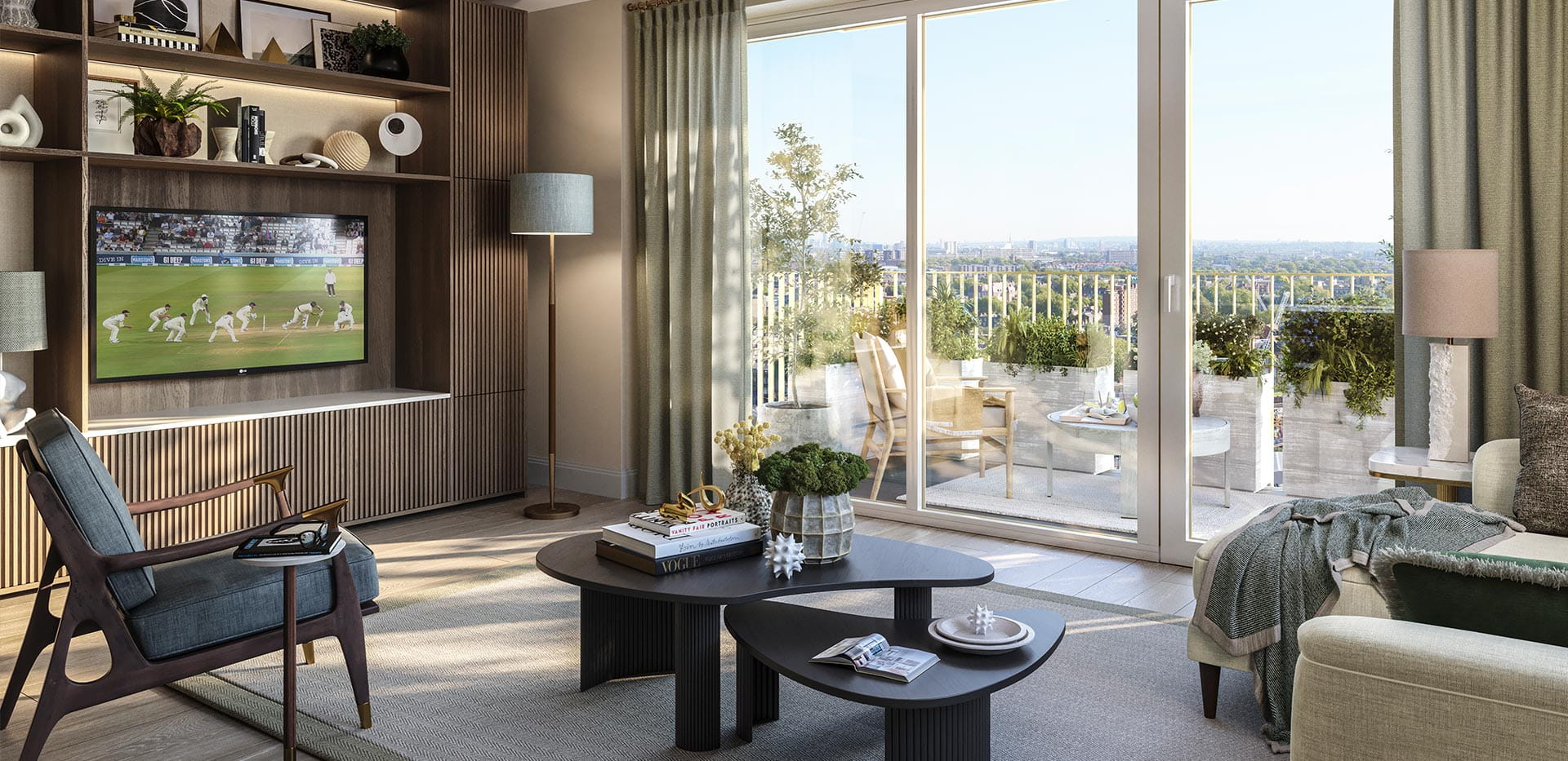 Berkeley, Oval Village, The Pinnacle, Interior, Living