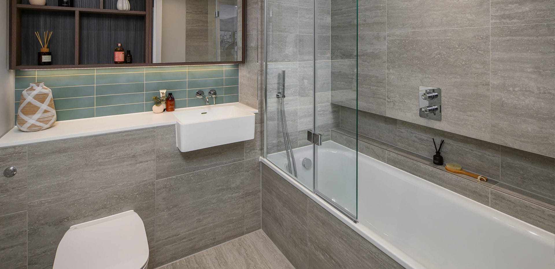 An interior Bathroom image from the Showhome at The Pinnacle