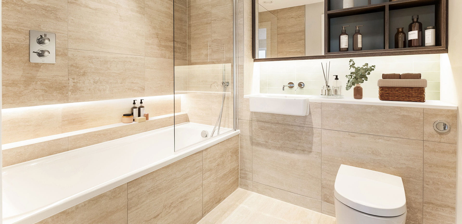 Parkside Collection at Chelsea Bridge Wharf bathroom