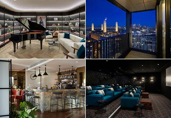 A montage of residents facilities images at Prince of Wales Drive