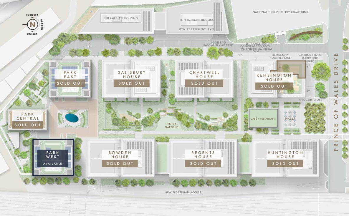 St William, Prince of Whales, Siteplan, Updated