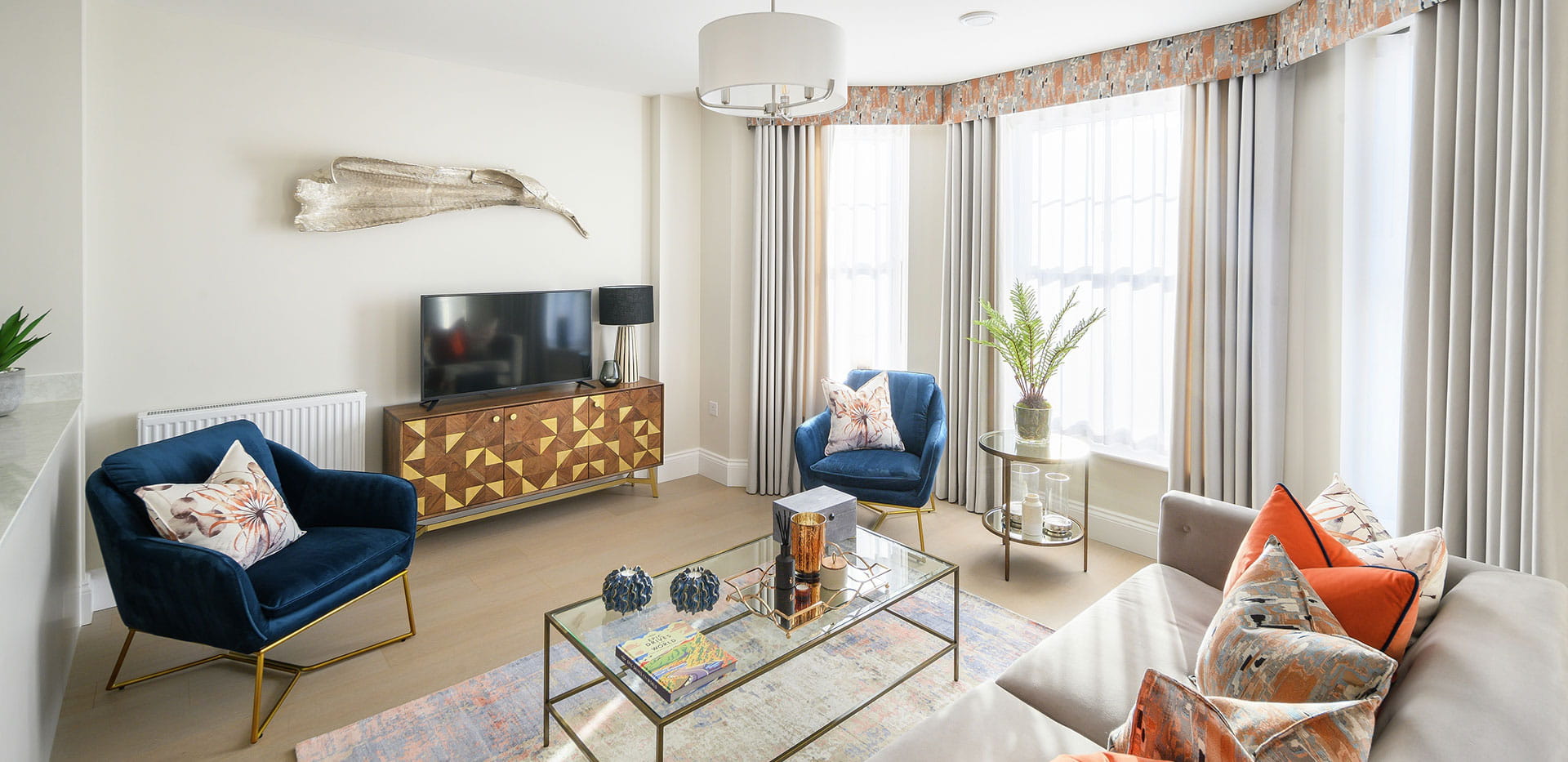 Berkeley, Quinton Court, Living Room