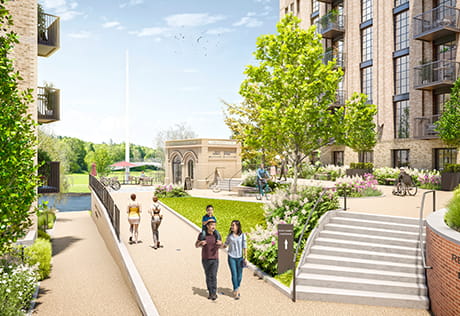 A CGI of Reading Riverworks
