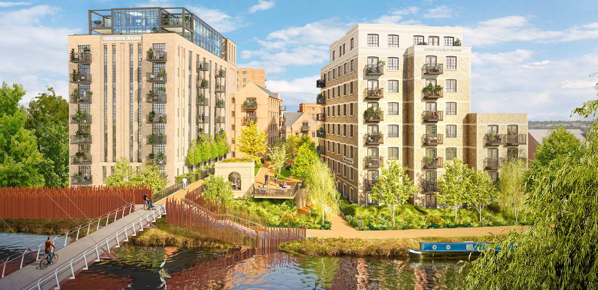 Reading Riverworks apartment exterior